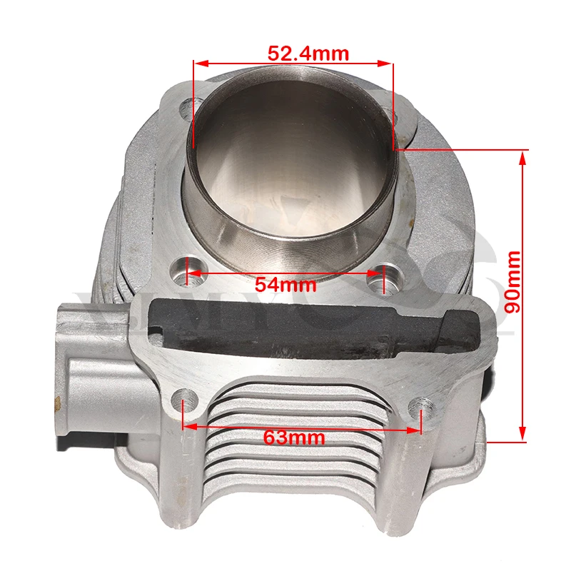 GY6-125 كبيرة تتحمل حلقة مكبس أسطوانية عدة للمركبة رباعية 152QMI 157QMJ 1P57QMJ GY6 125 GY6 150 مكبس الدائري