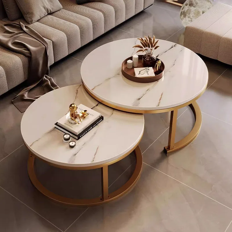 Storage Modern Coffeetable Modern Nordic Space Saving Vintage Side Table Aesthetic Elegant Table Pliante Living Room Furniture ﻿