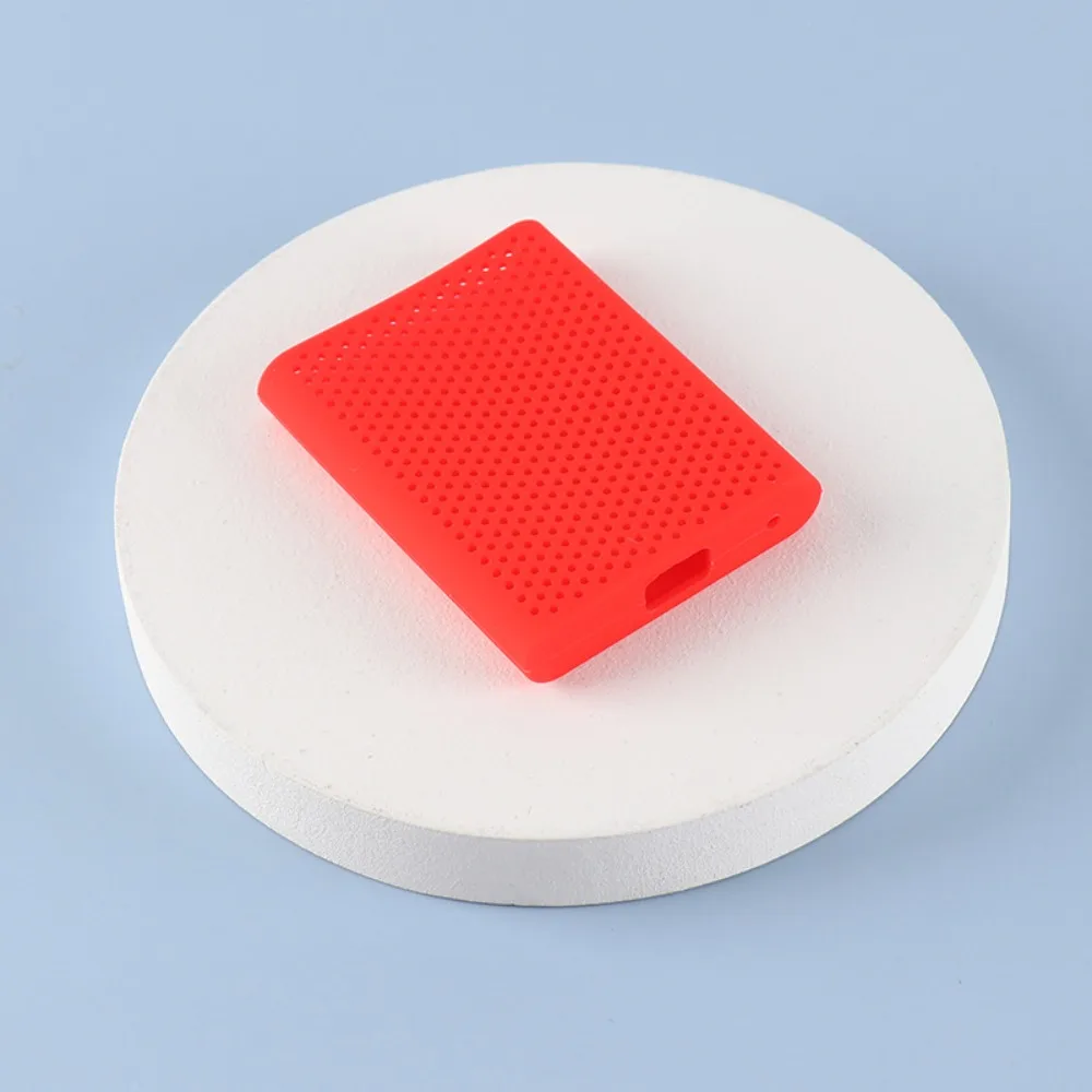 Silica Gel Hard Drive Sleeve Anti Fall Seismic Resistant Silicone Protective Cover Breathable Multicolored for Samsung T5