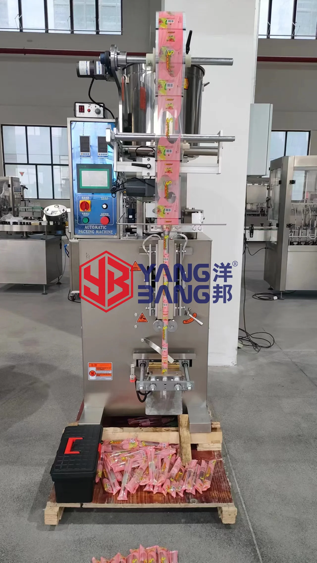 YB-330Y Freezit Jelly Stick Packing Machine Liquid Juice Ice Candy Bag Packing and Sealing Machine