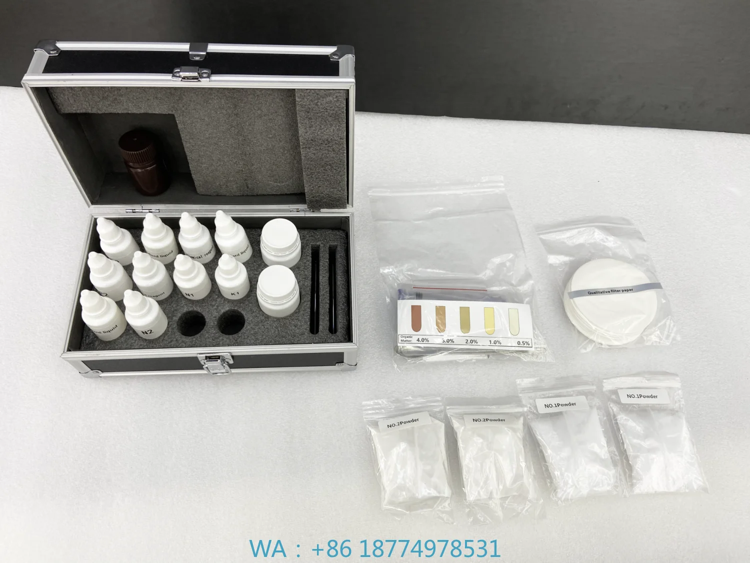 Organic Matter Salinity PH NPK Soil Nutrient AnalyzerTPY-6A Laboratory Agriculture Tester Fertilizer Testing Equipment