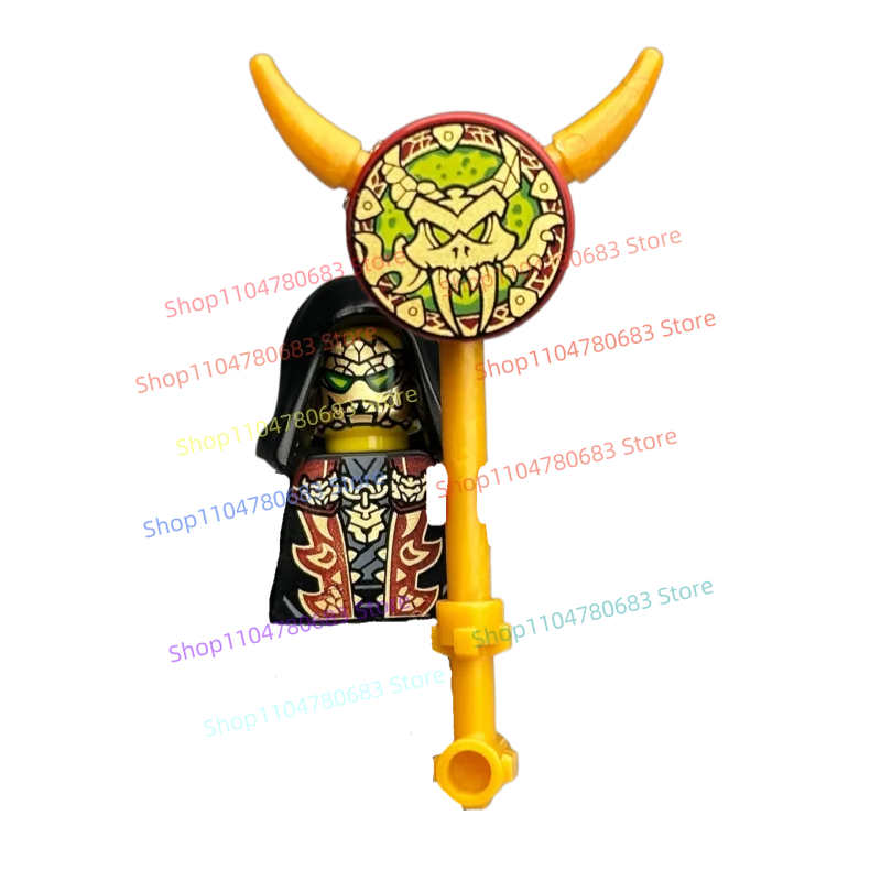 Nieuwe MOC Bouwstenen Fantasy Cartoon Anime Game Snake Toy Assembly Puzzle Collectible Decoration Holiday Gift