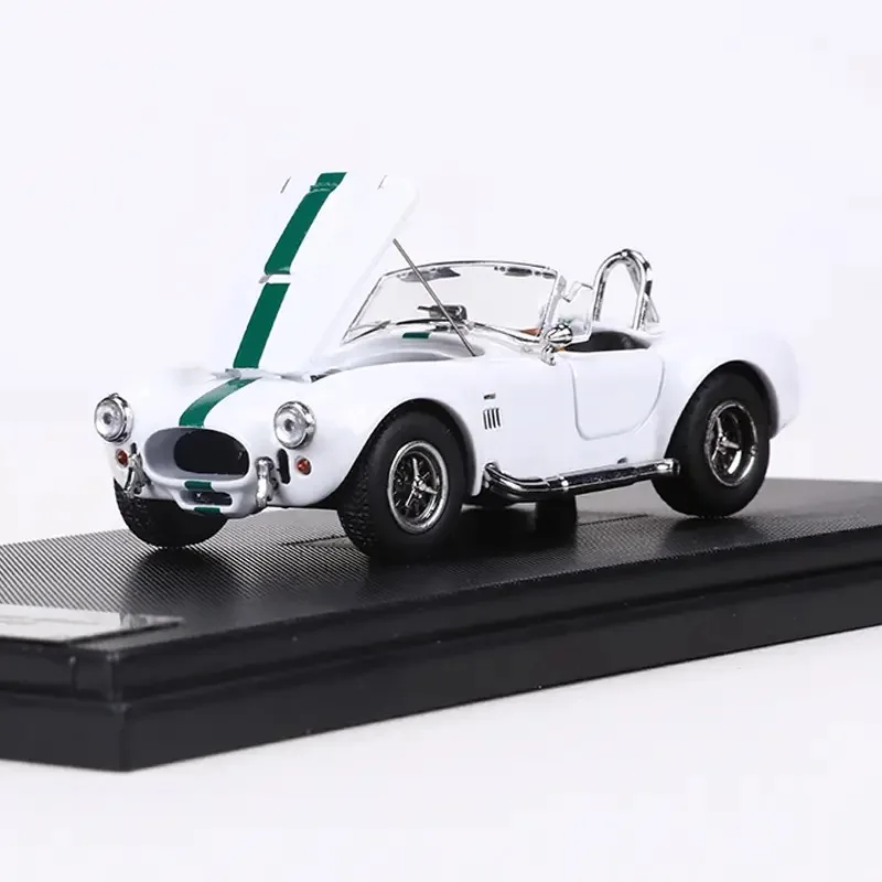 Fine Works 1:64 Ford Shelby 427 conversível clássico carro simulação liga modelo conjunto em estoque