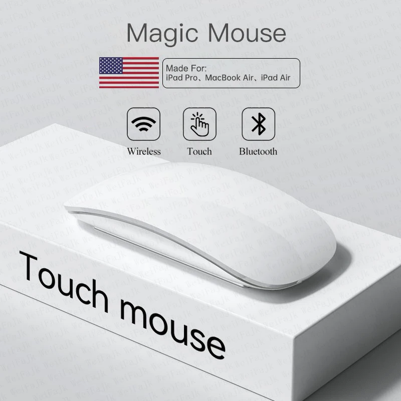 For Apple Original Wireless Bluetooth Magic Mouse For Macbook Pro Air Mini Laptop Tablet PC iPad Gaming Ergonomico Touch Mouse