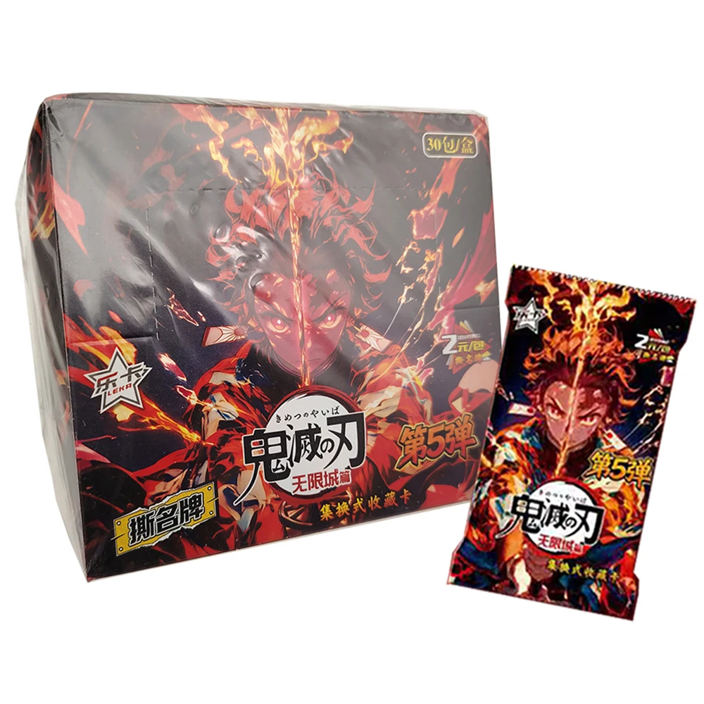 

Demon Slayer Collection Cards Fantasy Anime Character High Quality Close Up Cards Encourage Children's Birthday Surprise Gifts