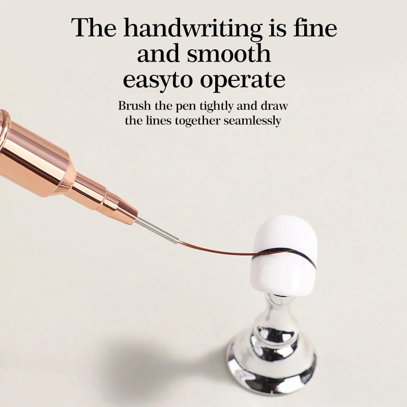 ชุดแปรงเพ้นท์เล็บมืออาชีพ 5 ชิ้น ชุดแปรงเจลยูวีสำหรับเพ้นท์ลายเส้นแบบฝรั่งเศส วาดลายดอกไม้ ปากกาทำเล็บ