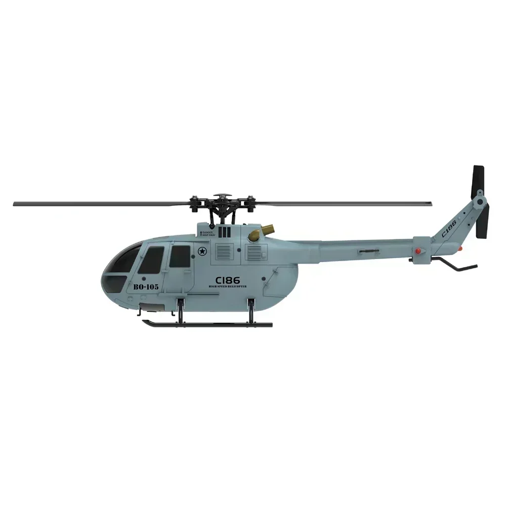 C186 Helicopter FPV 2.4G Drone Toy 4 Propellers 6 Axis Wlectronic Gyroscope for Stabilization Air Pressure RC Helicopter Toys