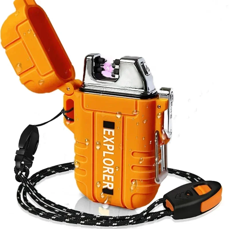 Encendedor plasma doble arco impermeable IPX7 recargable USB - zdjęcie 1