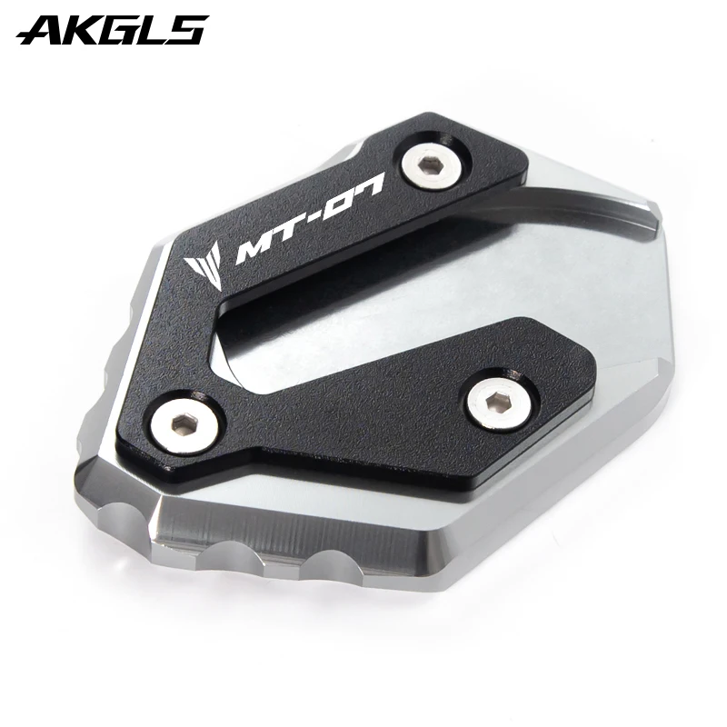 For YAMAHA MT07 MT 07 MT-07 MT09 tracer 900 /gt 700 /gt TRACER 9gt side stand extension pads enlarge stand plate expander