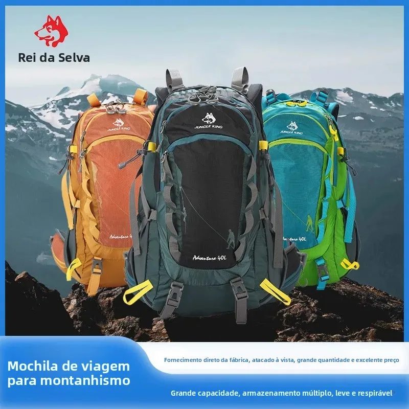 jungle-king-cy2322-40l-mochila-unisex-para-exteriores-senderismo-camping-deportes-y-ciclismo-bolsa-de-viaje-resistente