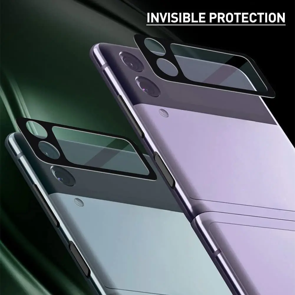 Protector de pantalla trasera de cristal HD para Samsung Z Flip 4 5G Flip4, cubierta completa, película de vidrio templado para cámara trasera para Galaxy Z Flip 4