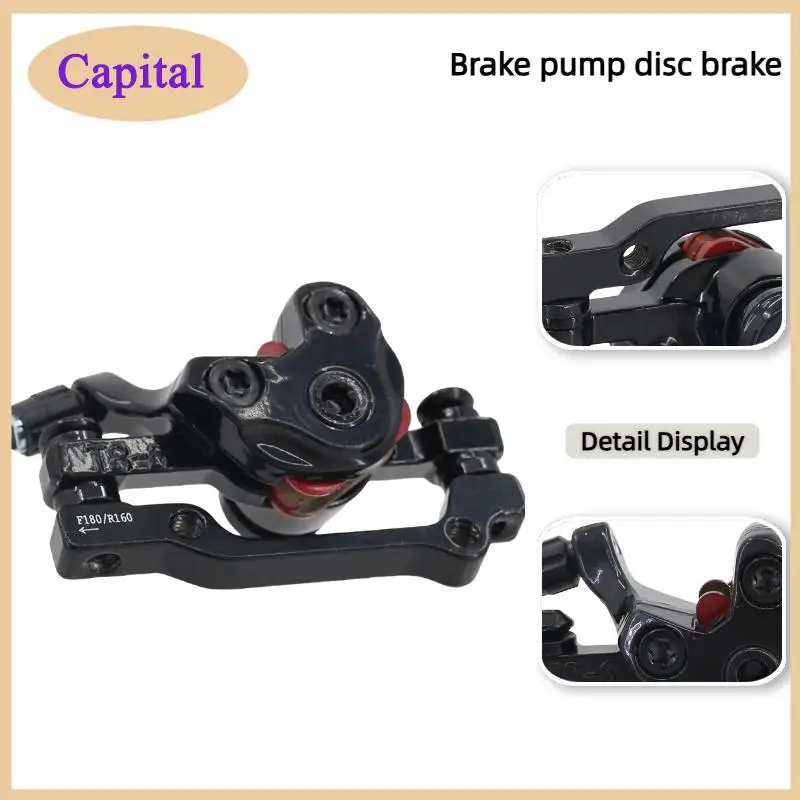 

High quality disc brakes with cold mechanical calipers are commonly used as spare parts for electric scooter modification