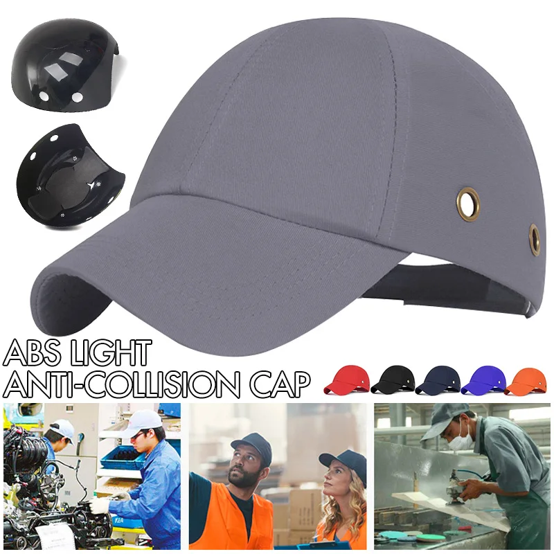 Work Safety Protective Helmet Bump Cap ABS Hard Inner Shell Baseball Hat For Work Factory Shop Carrying Head Protection