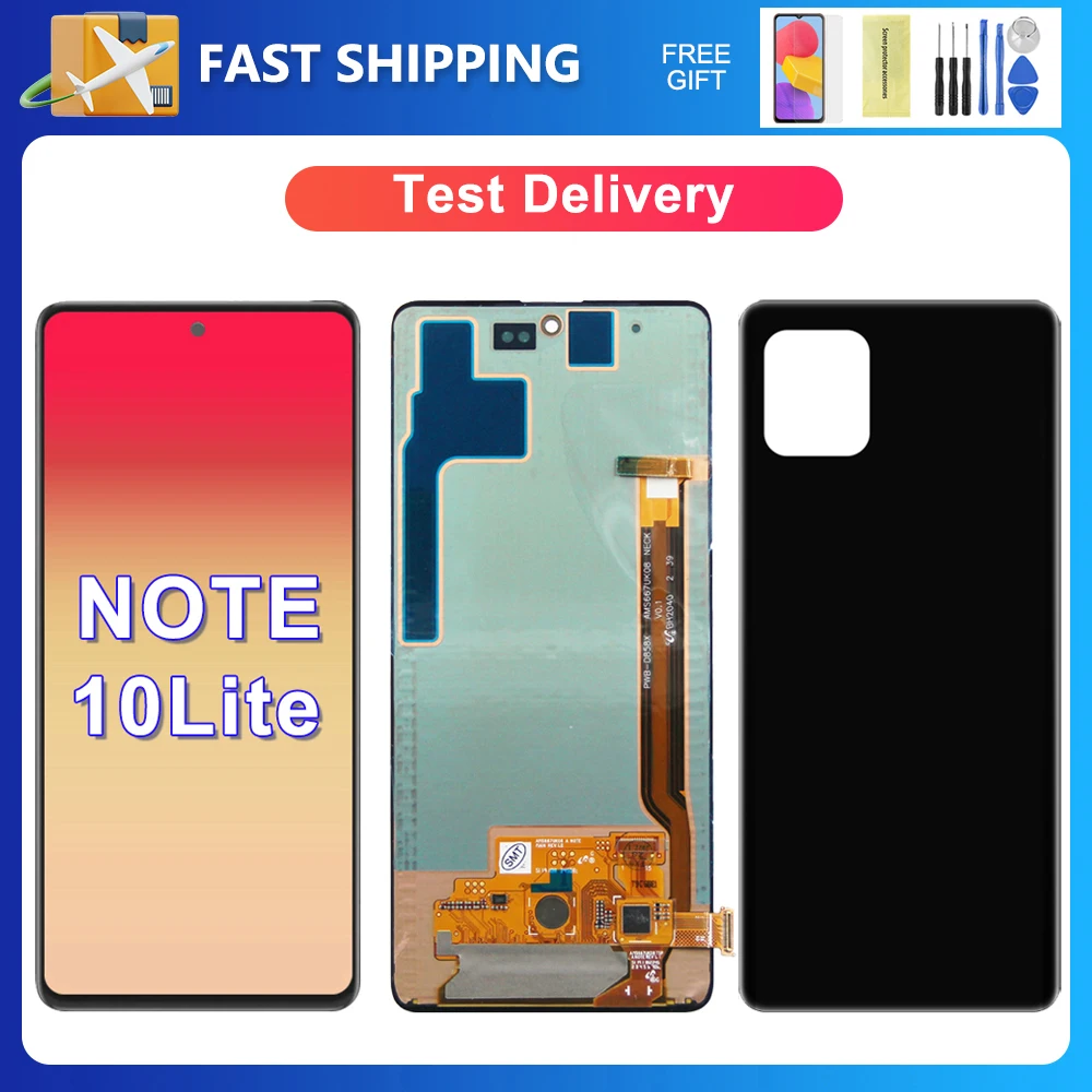 

Note 10 Lite For Samsung 6.7''For Note10 Lite N770F N770F/DS LCD Display Touch Screen Digitizer Assembly Replacement