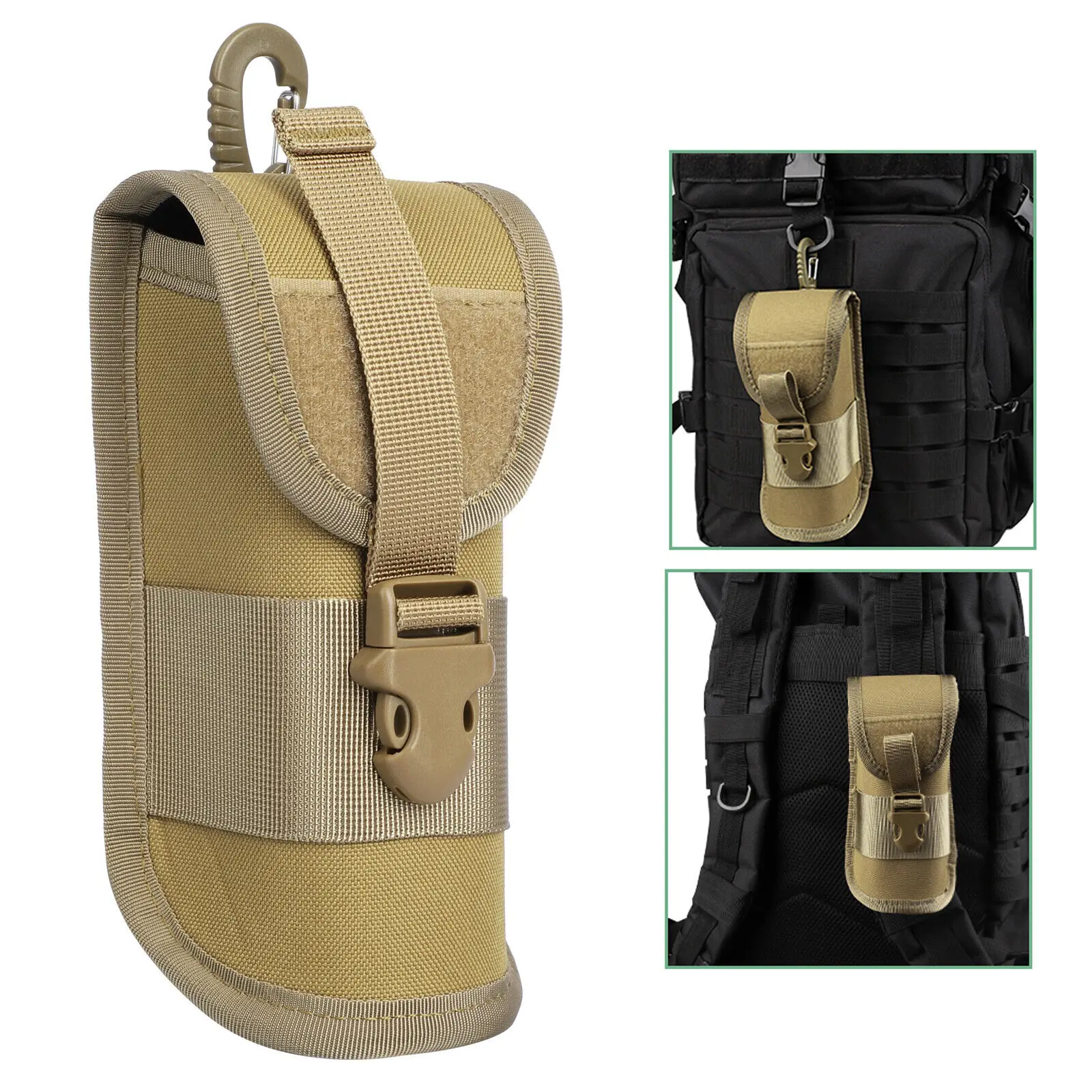 Tactical Molle Eyeglasses Pouch Sunglasses Waist Pack Utility Military Hunting Accessories Organizer Eyeglasses Carrying Case