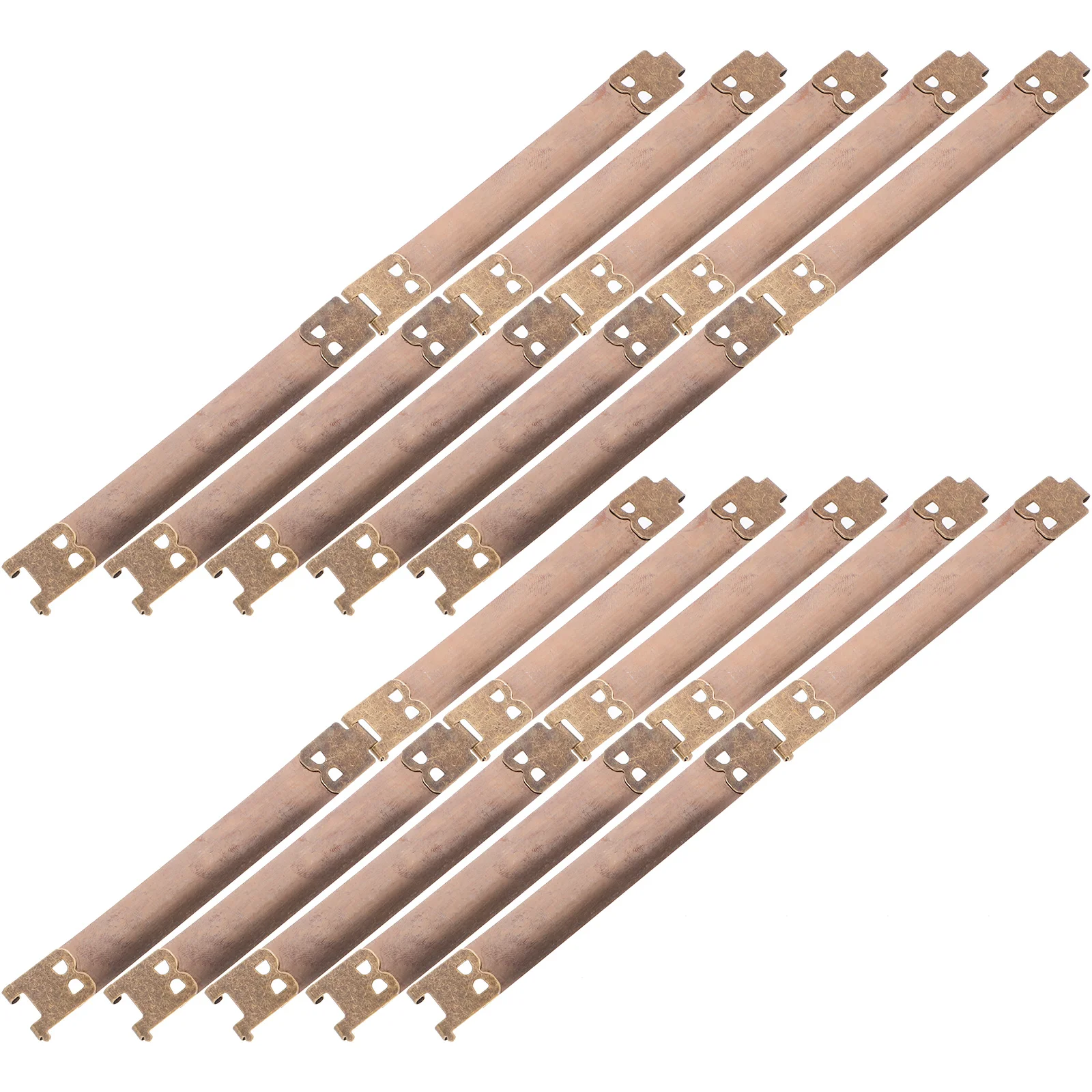 

10PCS Copper Shrapnel Mouth Gold Bar Metal Flex Frames Hinges DIY Accessories Coin Purse Clasp Bag Hardware