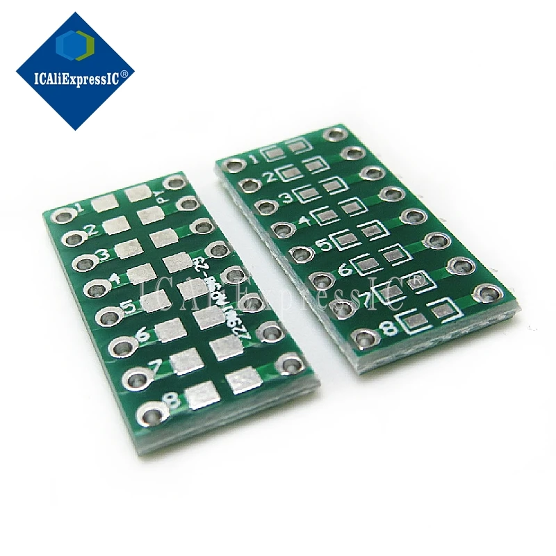 

10pcs/lot 0805 0603 0402 to DIP PCB Transfer Board DIP Pin Board Pitch Adapter keysets In Stock