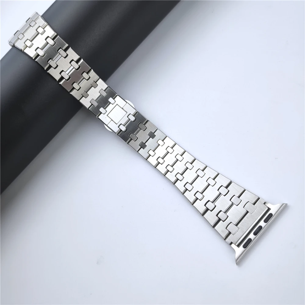 For apple watch ultra 2 49mm band 8 9 45mm 44mm serie 7 6 se 5 4 41mm 40mm iwatch 3 apple watch 42mm stainless steel bracelet