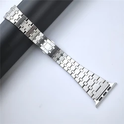 For apple watch ultra 2 49mm band 8 9 45mm 44mm serie 7 6 se 5 4 41mm 40mm iwatch 3 apple watch 42mm stainless steel bracelet