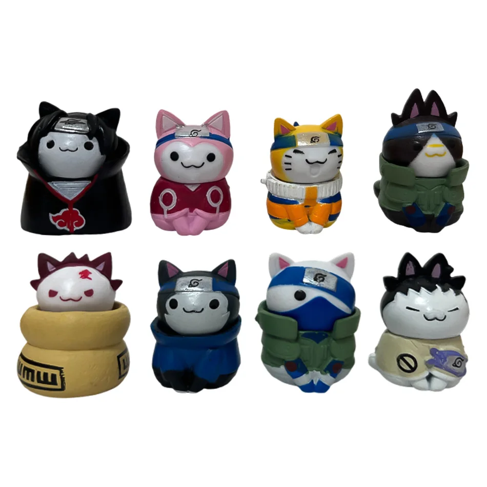 Naruto Q‑Version Mini PVC Figure (Kakashi/Itachi/Gaara)