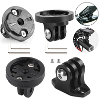 Bicycle Light Mount Bike Computer Holder Adapter for Garmin for Gopro Connecting Seat Camera Mount Cycling Front Light Bracket