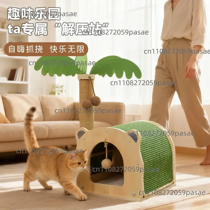 Frame Integrated Cat Nest House Scratch Resistant Cat Jumping Platform