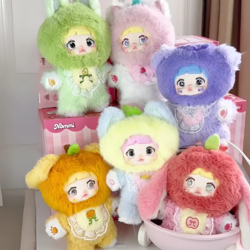 Genuine Nommi Interesting Fruits Series V3 Vinyl Blind Box Plush Doll Bag Pendant Mystery Box Action Figure Children Toy Gift