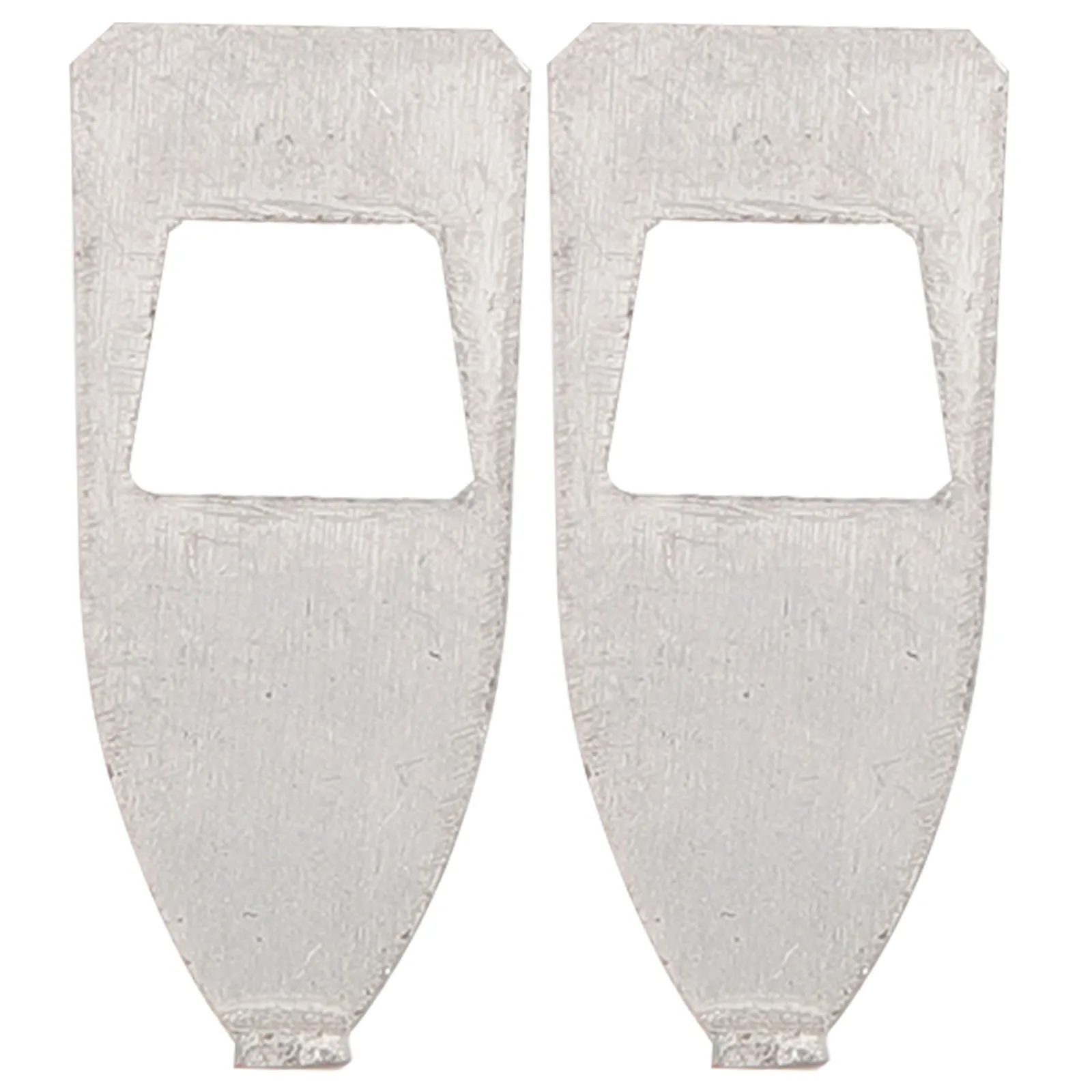 

2 Pcs Stringed Instrument Piano Bow Head Piece Violin Accessories Metal Instruments Replacement Parts