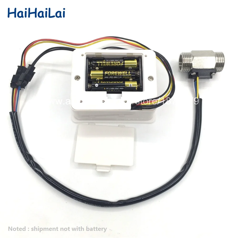 1/2" Temperature  Measure  Flow Rate Total Litters Gal Digital Flow Meter+ Turbine Flow Sensor