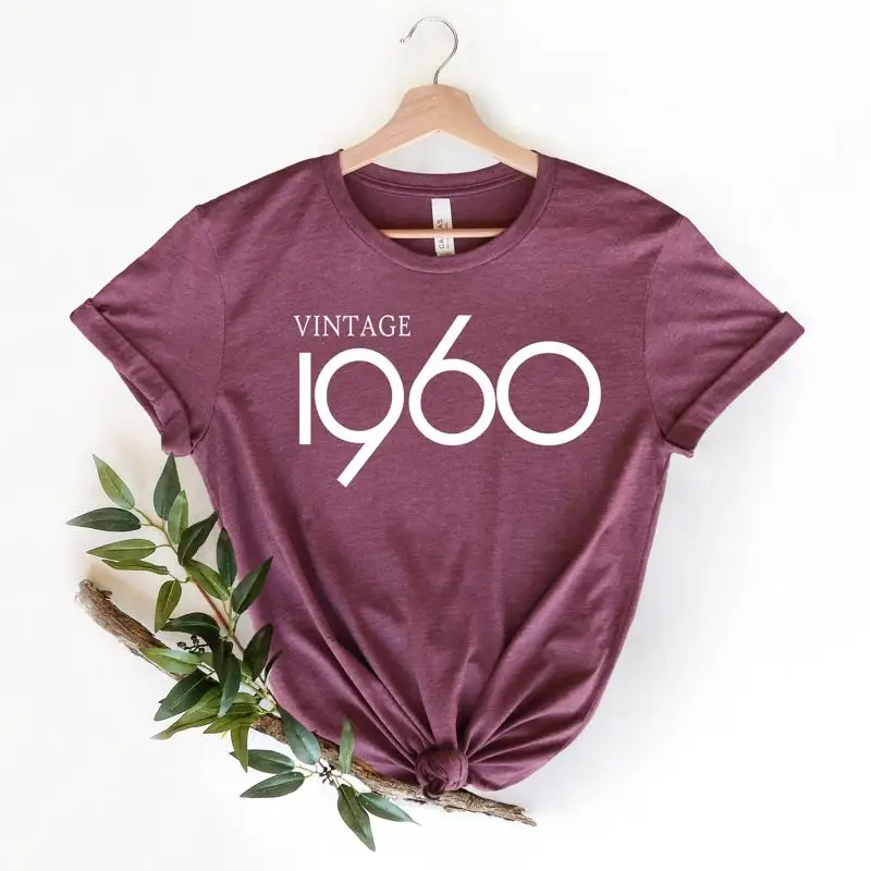 

Vintage 1960 T Shirt 60th Birthday Party
