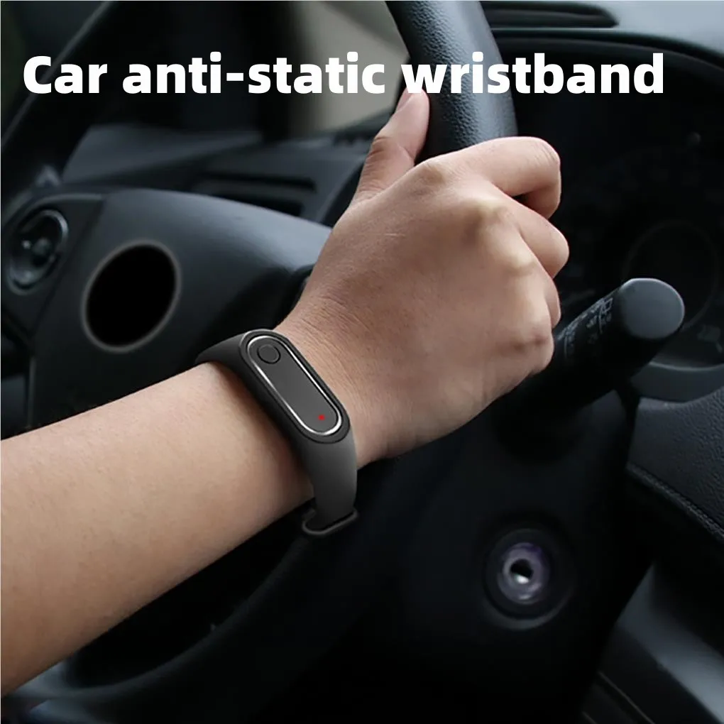 Car Anti-Static Bracelet Wireless Auto Door Human Bangle Automatic Remover Wristband for Men Women Accessories