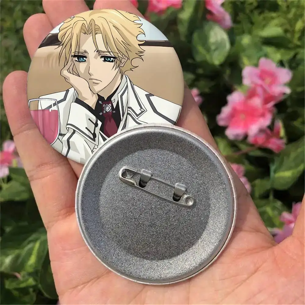 Vampire Knight Classic Japanese Anime Badges 25 32 44 58 75 Mm Round Cosplay Pin Bag Decor Fans Friends Gifts Brooch Souvenir
