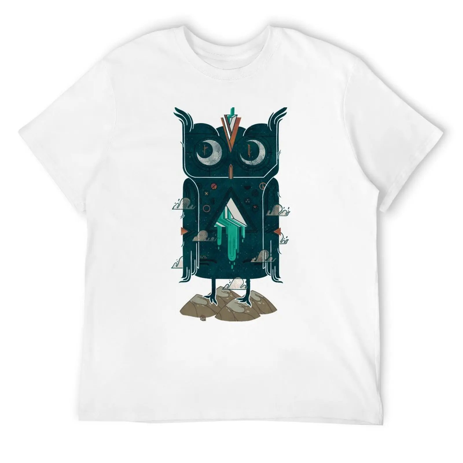 Night Owl T-Shirt man t shirt croswit shirt man funny costumes plus size clothes mens t shirt graphic