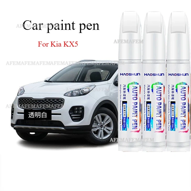 Car  pen transparent white elegant blue paint artifact aurora For Scratches For Kia KX5  Accessories