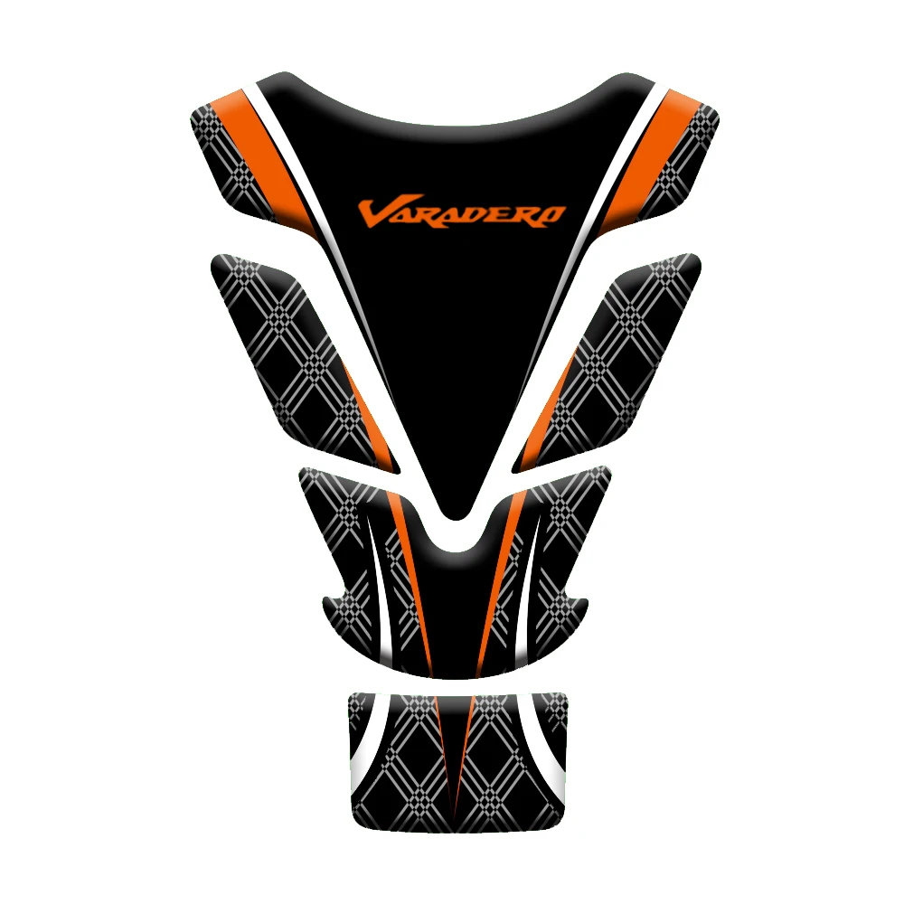 Autocollant de protection pour réservoir de moto en résine 3D, pour Honda Varadero XL 125 250 1000