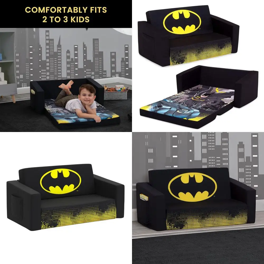

Трансформируемый диван Бэтмен: Детский 2-в-1 шезлонг и диван