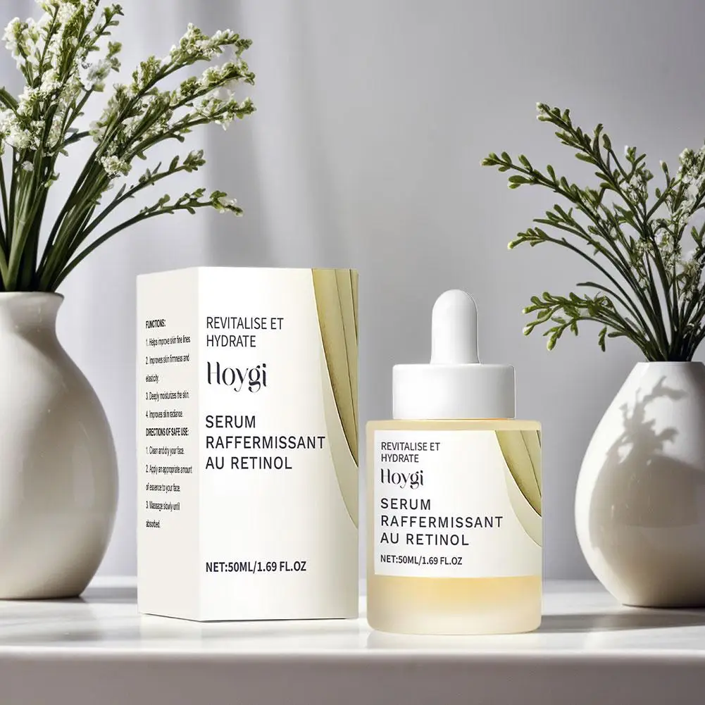 Retinol Anti-Aging Firming Facial Serum Fades Fine Lines Improves Sagging Boosts Elasticity Tightens Smooths Repairs Daily Care