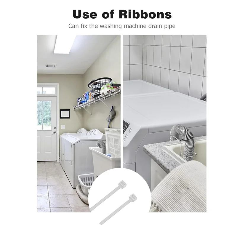 세탁기 배수 호스 거치대, 조절 가능한 배수 호스 거치대 클램프 후크 호스 가이드 클립, 모든 배수 호스에 적합