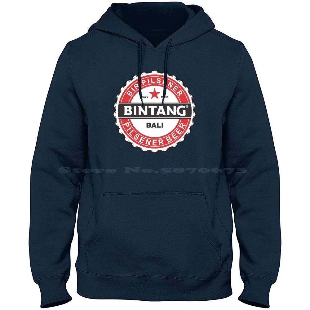 Camiseta de algodón 100% con capucha de Bintang Bali, ropa para beber cerveza, Pilsener