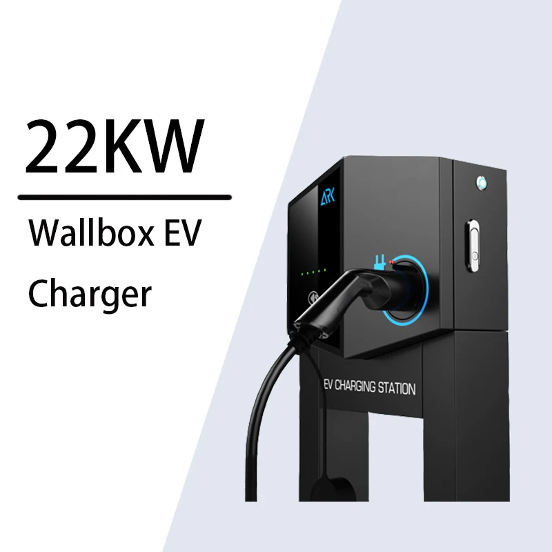 Smart Floor-mounted 22kw 32A type 2 3phase  OCPP 1.6 AC EV Charger EV Charging Point for car