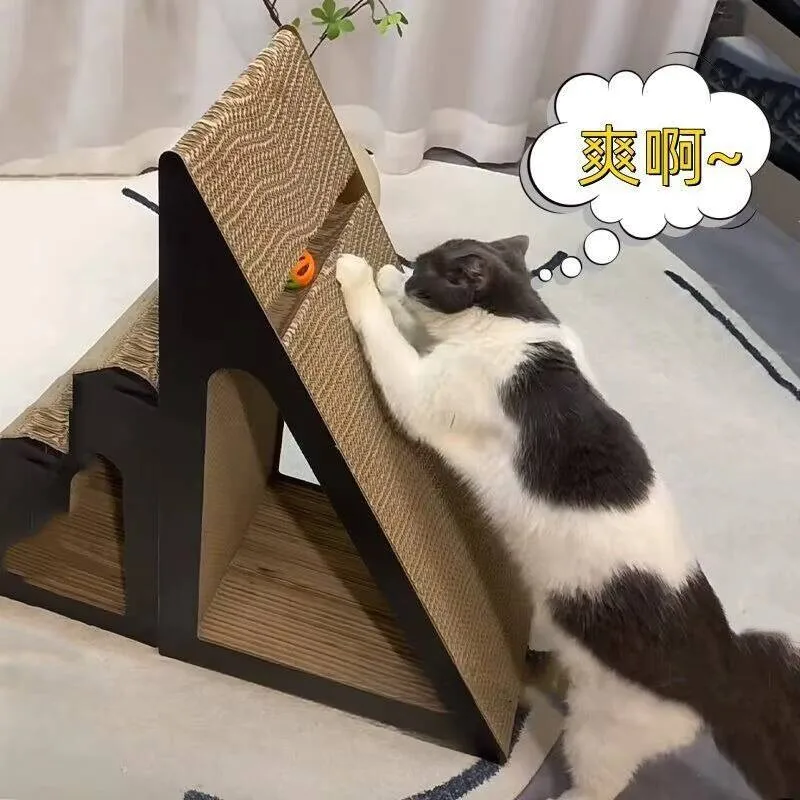 

Sisal Cat Scratching Board and Bed Combo Large Durable Claw Pad Shedding Resistant Scratching Post for Indoor Cats