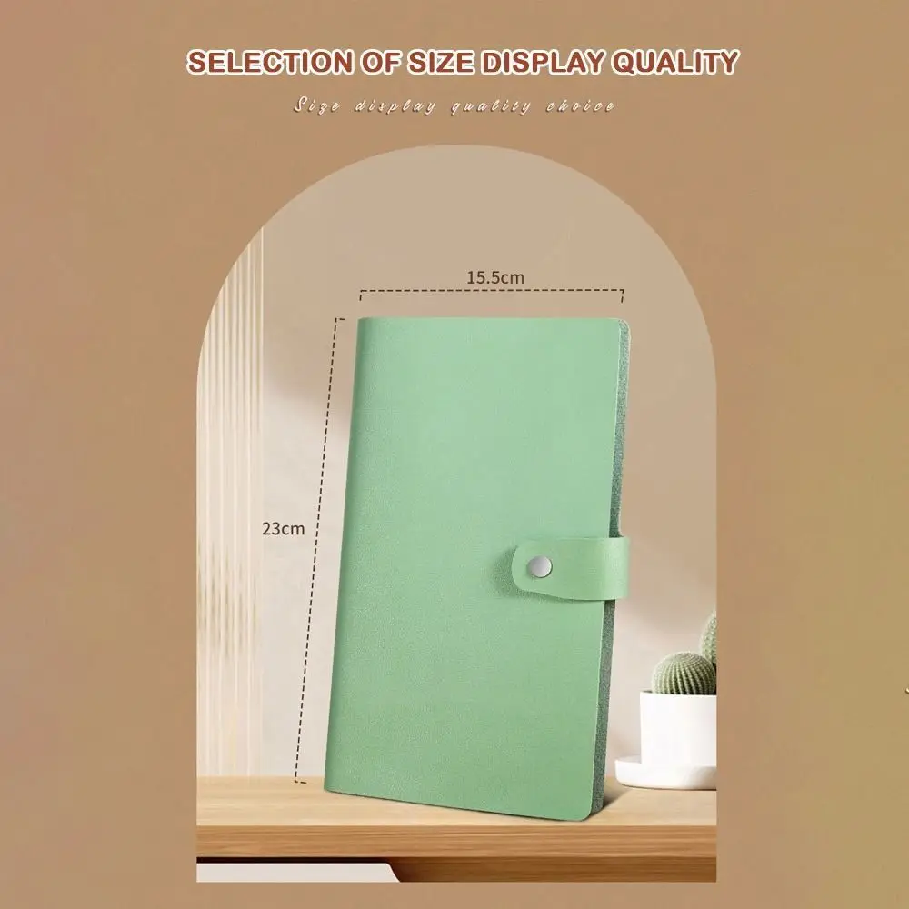 재미 있은 20 시트 현금 입금 책 돈 절약 재사용 가능한 돈 절약 도전 내구성 PU 종이 돈 입금 가방 커플