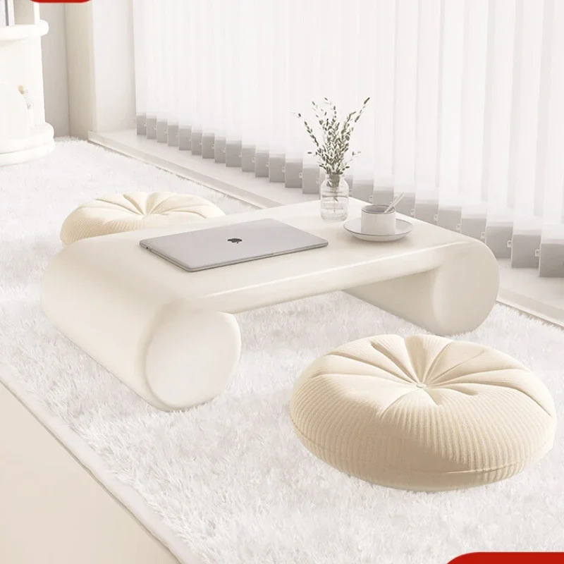 Cream Style Tea Table, Modern Minimalist Bay Window, Small Tea Table, Modern Low Kang Table, Tatami Table