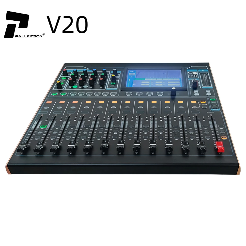 

Professional Audio Dj Speakers Audio System Sound Mixer Digital 20 Channels Digital Mixer