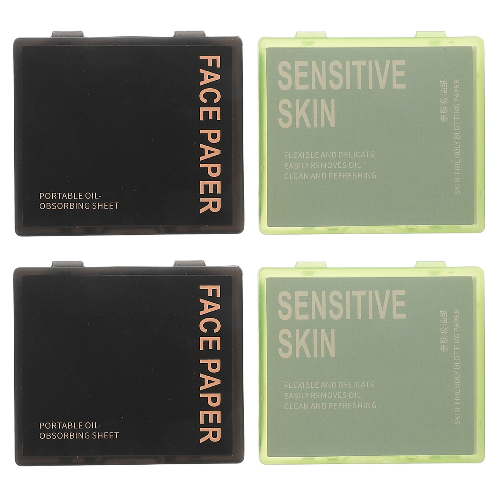 

1Set Oil Absorbing Sheets Facial Portable Mirror Puff Compact Case Soft Blotting Paper Face Makeup Touch Up Oil Control