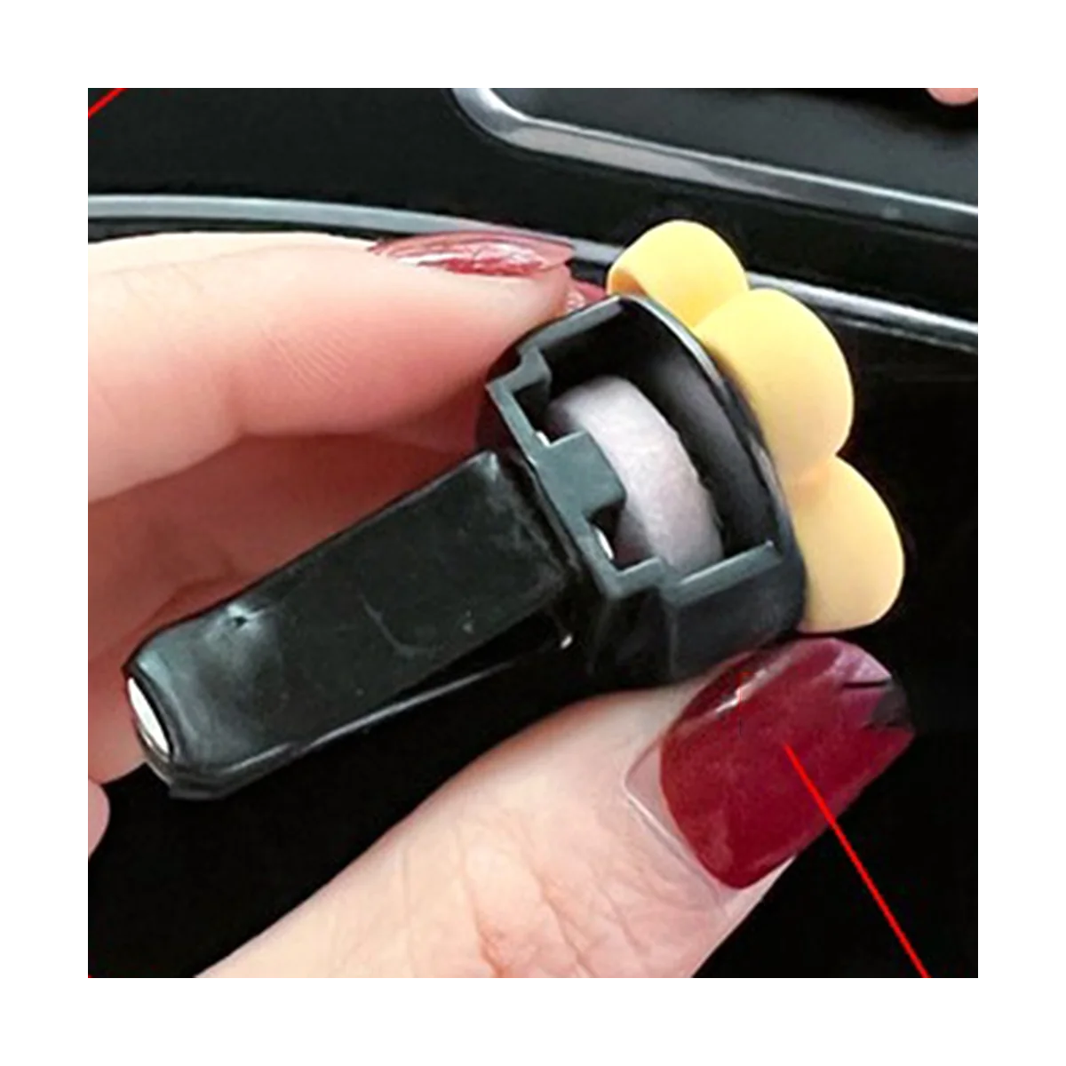 6Pcs Cute Flower Aromatherapy Car Air Outlet Decoration Perfume Clip Air Freshener Colorful Flower Trim Car