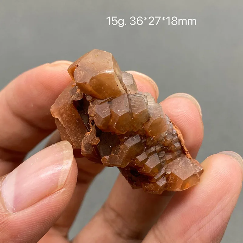 100% natural stepped chocolate calcite original stone mineral specimen collection