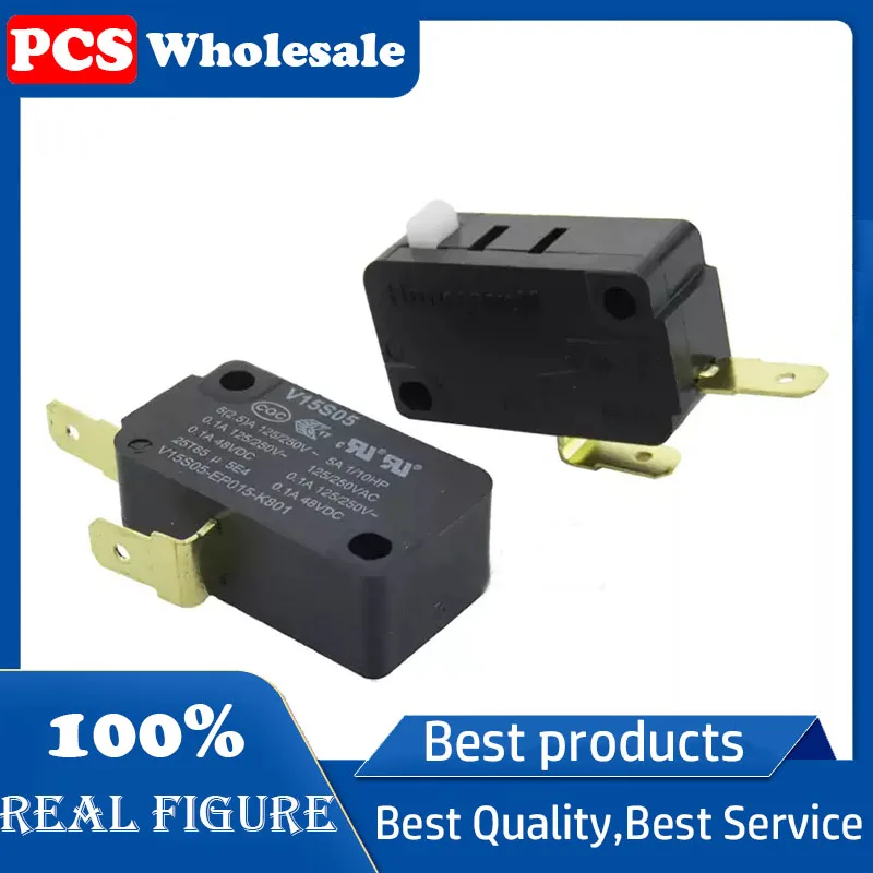 Micro switch V15S05-EP015-K801, micro touch light press ultra-light feel game console accessory 5A125/250V