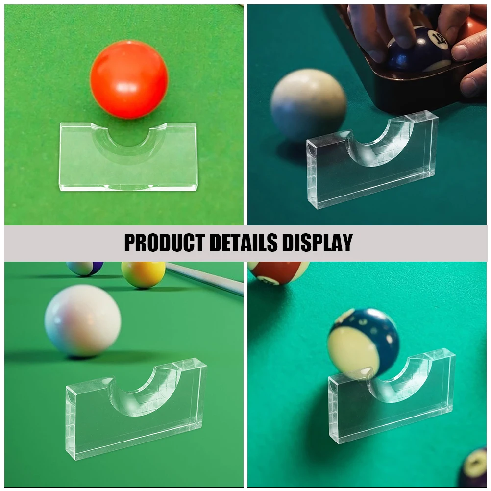 

2 Pcs Billiard Accessories Tool Snooker Locator Balls Pool Holder Mini Table Spot Markers