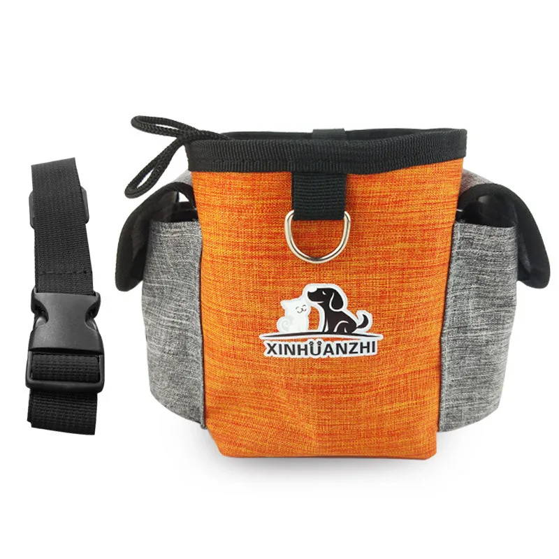 Hunde behandlungs beutel trägt leicht Knabbereien und Spielzeug eingebaute Kot beutel Spender wasserdichten Stoff profession elle Haustier Training Hüft tasche